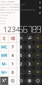 Calculator craft screenshot showing dark and light modes